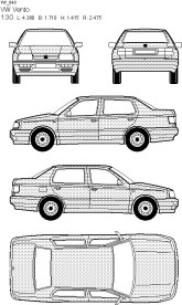 大众汽车线框图