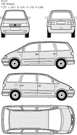 大众汽车线框图