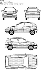 大众汽车线框图