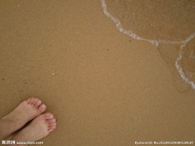 海滩 小脚丫