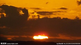 夕阳晚霞景