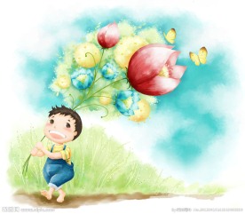 儿童手绘卡通画