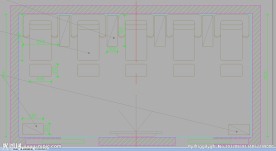 五星级酒店桑拿区家具平面