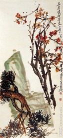 吴昌硕 松梅图