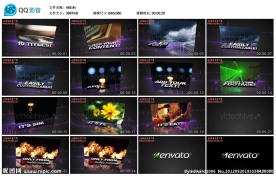 动感视频AE模版