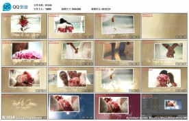 浪漫婚礼相册模版