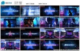 美女摇滚乐队AE模版