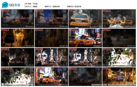 汽车出租车AE模版