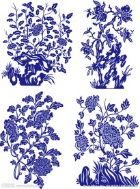 青花瓷花纹