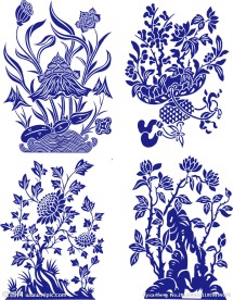 青花瓷花纹