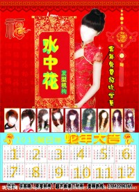 2013年日历 2013年挂历 美发挂历