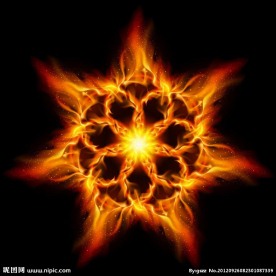 火焰星星花纹
