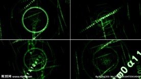 空间 隧道字符 视频