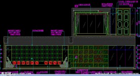 五层会员区油皇房 立面图