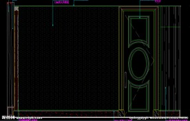 五层会员区油皇房 夹层主睡房立面图