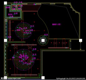 五层会员区油皇房 天花灯位图