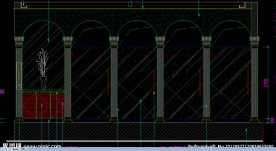 顶级桑拿SPA 一层女宾桑拿区立面图