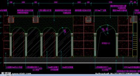 顶级桑拿SPA 一层女宾桑拿区立面图