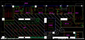 顶级桑拿SPA 二层西餐厅插座图