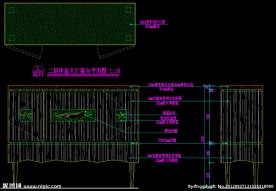 顶级桑拿SPA 二层休息大厅案台详图