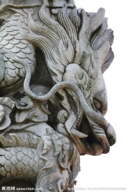 雕塑 龙头