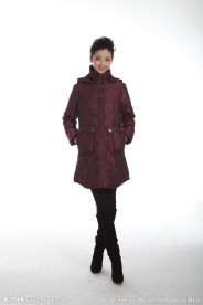 2012冬季羽绒服 模特