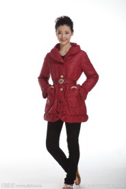 2012冬季羽绒服 模特