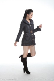 2012冬季羽绒服 模特