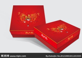 礼品盒 喜事 喜庆等包装设计 (平面图)