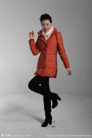 2012冬季羽绒服 模特