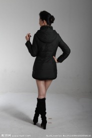 2012冬季羽绒服 模特
