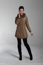 2012冬季羽绒服 模特