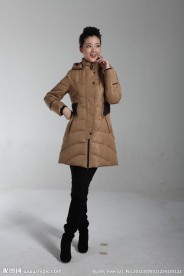 2012冬季羽绒服 模特