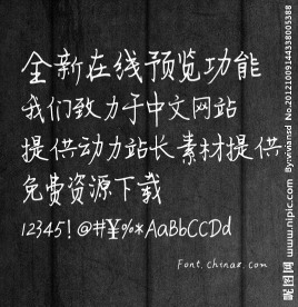 中文字体