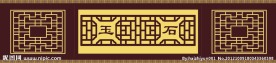 传统窗格 花纹
