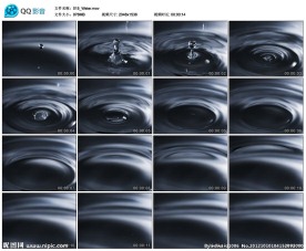 水滴高清实拍视频素材