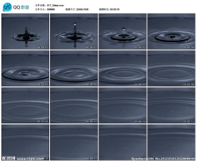 水滴高清实拍视频素材