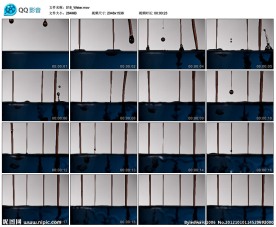 水滴高清实拍视频素材