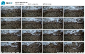 海水沙滩微距细节特写高清实拍视频素材