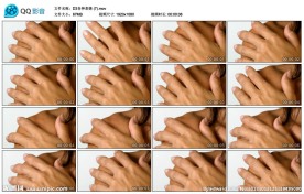 摸肩膀高清实拍视频素材