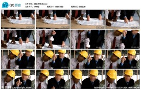 建筑工地工程师高清实拍视频素材