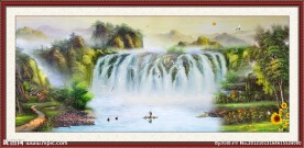 水墨画 山水画 油画