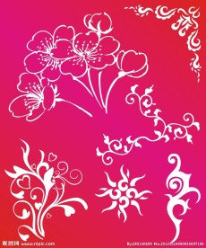 花纹花边素材