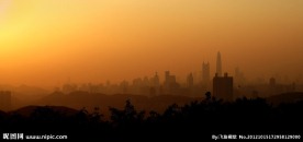 深圳黄昏景象