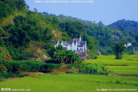 客家民俗村风景 梅县荷泗蕉坑