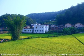 客家民俗村风景 梅县荷泗蕉坑