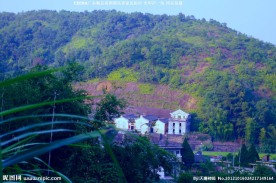 远眺光华庐 半岭拍摄