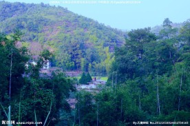 客家民俗村景 梅县荷泗蕉坑