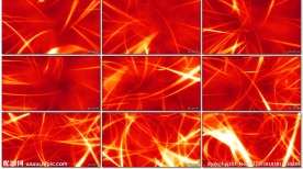 高清红色 炫彩粒子背景