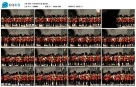 英国鼓乐队高清实拍视频素材